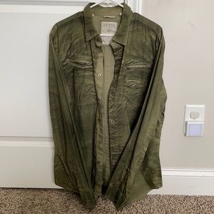 Army Green Guess Men’s Shirt